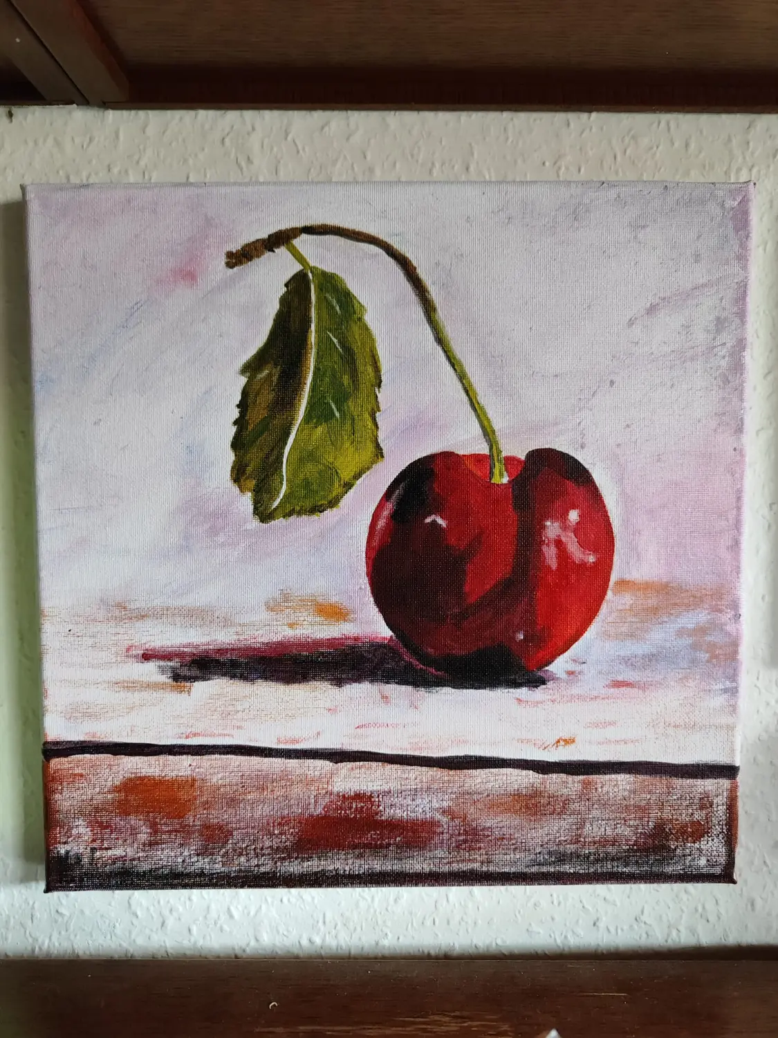 Heiko Wolf -   Süße Kirsche Acryl auf Keilrahmen