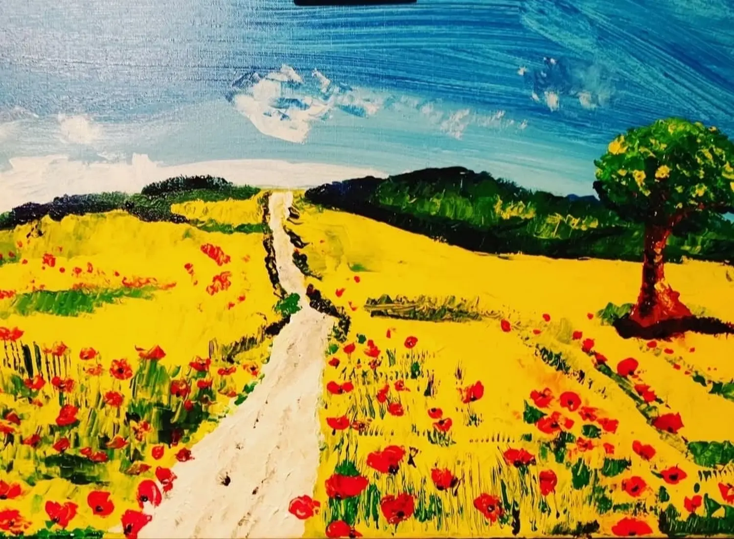 Heiko Wolf -   Sommer Acryl auf Keilrahmen